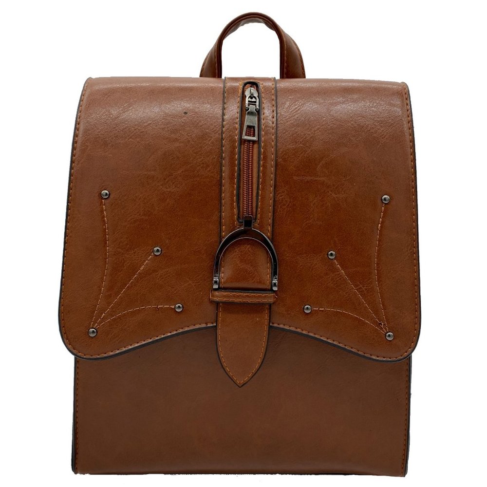 Women's Leather Vintage Backpack By Sasha New York